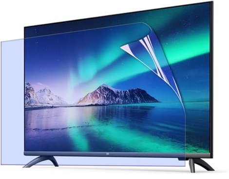 TGDGFKIAS Protectores de Pantalla de TV Anti-vertigüe, Protector de Pantalla Protector de Pantalla de 32-75 Pulgadas for LCD LED 4K OLED(32in 698x392mm)