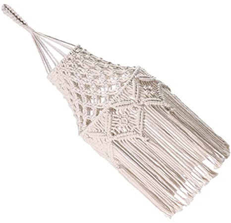 ABOOFAN Lampenschirm Quasten Vintage Stil Decke Licht Abdeckung Wohnkultur Boho Kronleuchter Lampe