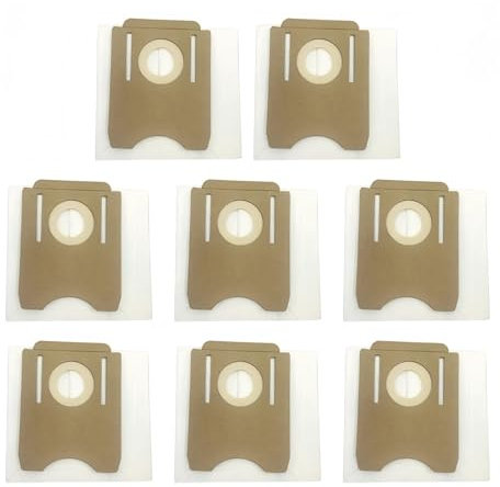 MKLUIY 8pcs Accessoires d'aspirateur Sac à poussière Compatible avec Midea S8+Robot Accessoires d'aspirateur Sac à poussière Accessoires de Remplacement