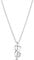 PANDORA Moments 393762C01-50 Infinity Knot Necklace Sterling Silver with Zirconia and Artificial Pearl Size: 50 cm, 50cm, Sterling Silver, Cubic Zirconia