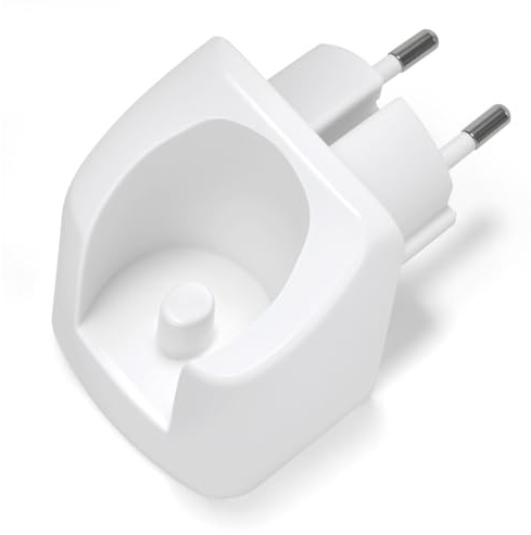 Wandladegerät für Elektrische Zahnbürsten von Oral B, Ersatz Ladestation Steckdose Kompatibel mit Oral-B iO3, iO4, iO5, iO6 PRO/DB-Serie, Tragbares Ladestation Ladegerät Kabelloses, Modell 3757