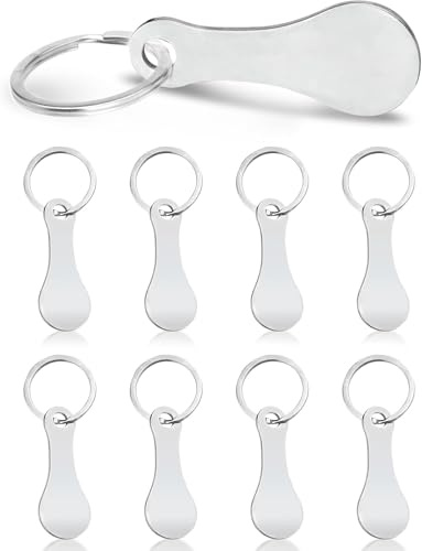 Trolley Token,Stainless Trolley Coin UK,Removable Supermarket Keyrings | Shopping Trolley Token, Trolley Token UK ,Trolley Token Keyrings for Shopping Trolleys &Lockers, Durable, Compact, Practical