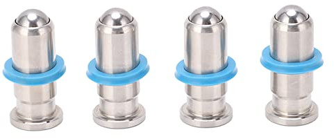 Baxnore 4Pcs Joystick Pusher Control Valve Température Sans Bavure Excavatrice Joystick Pusher Valve pour E200B Durable Alliage Acier Caoutchouc Poignée Kit de Remplacement