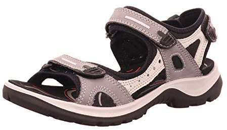 ECCO Femme Offroad Sandales de Randonnée, Titanium, 37 EU