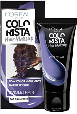 colorista a9609500 Hair Makeup Coloración Semi-Permanente para Brunettes color morado 30 ml – juego de 2
