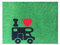 Fußmatte Green Flock Wohnwagen 4x 6cm grün