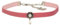 Alpenflüstern Trachten-Samt-Kropfband Helena - nostalgische Trachtenkette enganliegend, Kropfkette elastisch, Damen-Trachtenschmuck, Samtkropfband schmal rosa-rosé DHK266