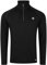Dare 2b Herren Fuse Up II Core Stretch Lightweight Quick Drying Half Length Inner Zip Chin Guard Dehnbare Mittelschicht, Schwarz, XL