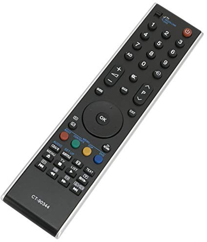 VINABTY CT-90344 Ersatz Fernbedienung Passend für Toshiba TV 32MV732 37MV732 40MV732 46MV732 32RV733 37RV733 40RV733 32RV743 37RV743 40RV743 32RV753 37RV753 40RV753