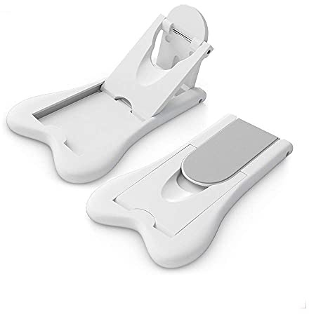 Clyhon 2 Stück Schiebetürstopper, Sicherheitsverriegelung für Babys, Fenstersicherung, Schrankschlösser, Sicherheitsschloss, Fensterstopper für Kinder, ohne Bohren, einfach zu bedienen