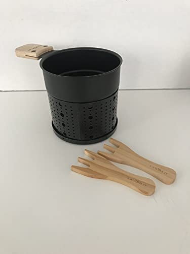 Generico Juego de fondue de chocolate con vela