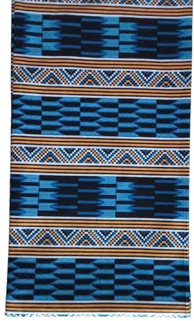 MAYNOWAX Coupon Pagne Tissu Wax original 100% coton 2 yards soit 180x120 cm