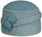 Seeberger Livelia Herringbone Walkmütze Damenmütze Wollmütze Wintermütze (One Size - türkis)
