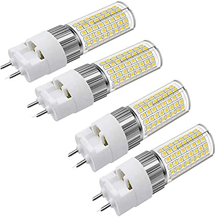 G12 LED Bulb 16W, Bi-Pin Corn Bulb(Equivalent 160W Halogen/Incandescent Lamp), 3000K 1600 Lumen, Ceiling Light Floodlight for House Street Garage Landscape Warehouse, Pack of 4 (Warm White)