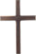 Craft&Style Kruzifix Holzkreuz Wandkreuz schlichtes dunkles Holz natur braun HxB: 30x20cm