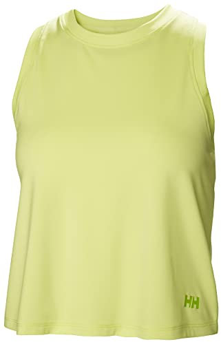 Helly Hansen W Ocean Cropped Tank Top Sunny Lime Womens XS