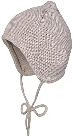 maximo Baby Mütze mit Kleiner Spitze Bindeband-35 - Kindermode : Baby - Mädchen