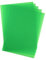 sourcing map 5Paket Schrumpffolie Plastik Gesandet für Kunst Leuchtend 20cmx14.5cmx0.3mm Grün