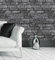 GAULAN - 680893 Papier Peint lessivable Mur de Briques Texture Lisse Gris foncé et Noir pour Mur Salon Chambre Salle à Mange tête de lit - Rouleaux de 10 m x 0,53 m