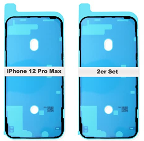 IS-TECK Set of 2 Replacement iPhone 12 Pro Max Adhesive for Display and Housing Frame Seal Sticker LCD Waterproof Film