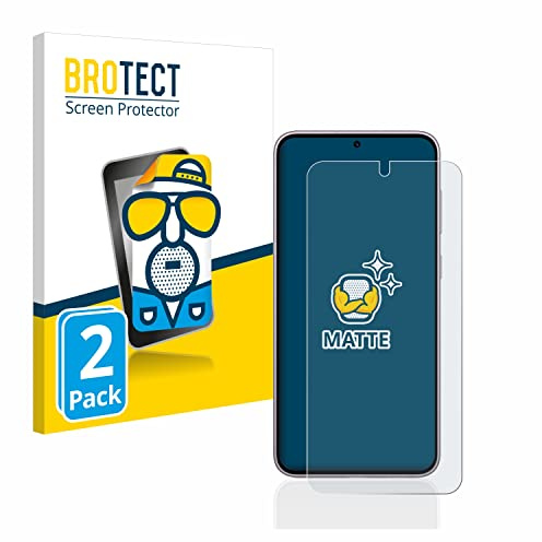 BROTECT Schutzfolie für Samsung Galaxy S23 Enterprise Edition | 2 Stück Entspiegelnder Displayschutz Made in Germany Matte Displayschutz-Folie Anti-Reflex Anti-Fingerprint Einfache Montage