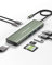 Lemorele Hub USB C 3.0-8 en 1 Aluminio Espacial Adaptador USB C Hub a HDMI 4K, 3 USB-A, PD 100W, SD/TF, Dato USB-C Adaptador Macbook Air/Pro M1,iPad M1, Chromecast, Windows, Switch, Teléfono Móvil