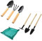Wekuw 6 Pièces Mini Outillage de Jardin Rateau Jardin Bonzaï Jardinage Outillage Kit Jardinage Adulte Outil Jardinage Convient pour l'Entretien des Plantes Telles Que Les Plantes Succulentes