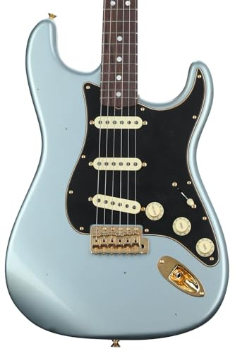 Fender 1965 Dual Mag Journeyman Aged Ice Blue Metallic - Custom E-Gitarre
