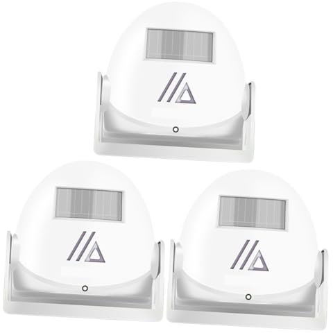 jojofuny 3st Sensor-türklingel Willkommen Türklingel Elektronische Türklingel Induktion Weiß Willkommenes Gerät