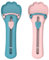 2PCS Cat Strip Squeeze Spoon Lickable Cat Treats Spoon Cat Wet Treats Dispense Spoon for Dogs and Cats Wet Treats （Pink and Blue)