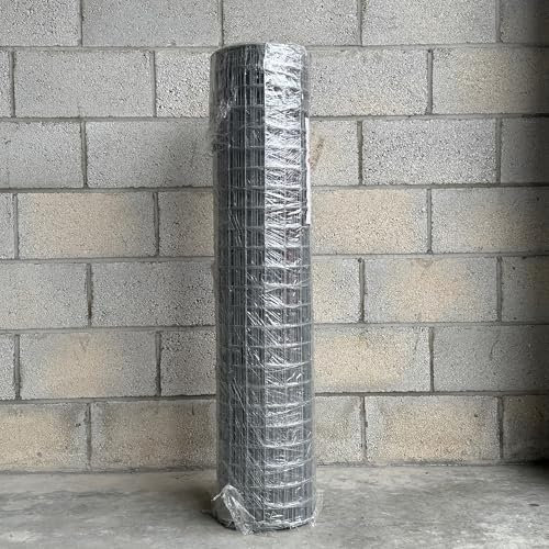 1.2m x 30m Welded Chicken Mesh Roll 16 Gauge, 50mm x 50mm Hole Galvanised Wire Mesh Fencing