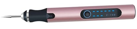 Elektrischer Gravurstift, Hochgeschwindigkeits-Schnitzwerkzeug-Set für Nagelkunst, Glas, Metall, Holz mit Kostenloser Gravur auf Kunststoff, Leder, Schmuck, Stein (Goldschleifset)