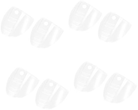 COLLBATH 4paare Seitenschutz Für Brillen Klare Und Flexible Seitenschutzkappen Sicherheits-seitenschutz Im Transparenten Design Um Verletzungen Durch Partikel Zu Minimieren Und Optimalen