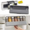 Organizador Especias Cocina. Especiero Cocina Extraible, Estante Colgante para Especias sin Taladro. Cajón Extraíble con Adhesivo 3M, para 7 Botes (No incluidos). Orden y Espacio en tu Cocina.