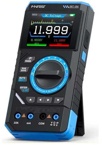 FNIRSI DST-201 Portable Digital Oscilloscope With Digital Multimeter Signal Generator