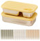 Caja apilable de Bentos que ahorra espacio para uso en la oficina o la escuela, de acero inoxidable 304, contenedor de alimentos, accesorio de cocina, lonchera de acero inoxidable