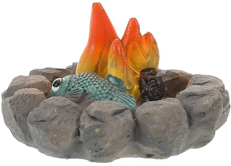 CHICAMPERA De Micropaisaje Miniatura De De Fogata De Juguete Decoración De Escenario De Camping para Casa De Muñecas