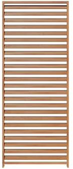 PRIMEYARD Persiennes 1 pièce en Aluminium - Panneau Statique en Aspect Bois pour Pergola Premium