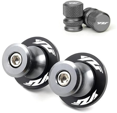 Sturzschutz Für Yamaha YZF R1 R1M R3 YZF R6 R7 R9 R25 R125 YZFR6 YZFR1 CNC Motorrad-Schwingenaufnahmen, Sturzpads, Schrauben, Ventilkappen Frame Sliders(Titan,X-1)
