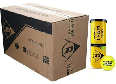 DUNLOP Pelotas Padel Team Padel Caja 24 Botes