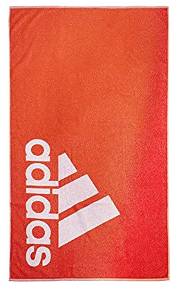 Adidas GM5817 TOWEL L Beach towel unisex-adult team orange/white NS