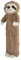 Warmies 3D Hot Water Bottle - Sloth, Brown, Medium (SBOT-SLO-2)