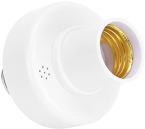 Jadeshay E27 Sockel, 220V LED Sockel Sockel E27 Lampenfassung Lampenfassung mit Fernbedienung für LED Leuchtmittel