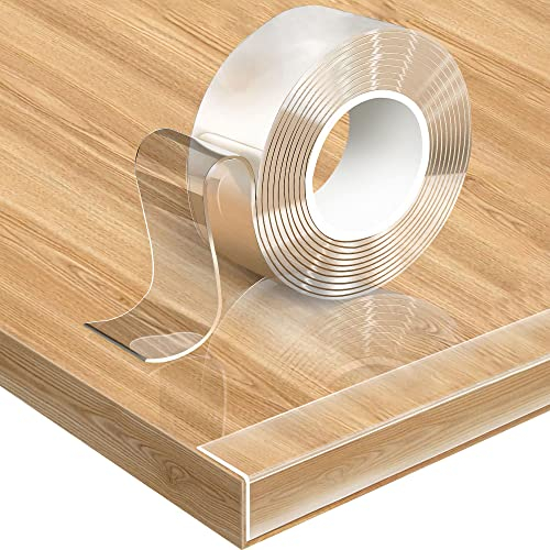 Loiion Transparent Kantenschutz Selbstklebend, 5m Extra Stark Selbstklebend Eckenschutz und Kantenschutz, Verbreiterung Nano Spurloses Klebebänder, Eckenschutz Baby(3cm Wide)