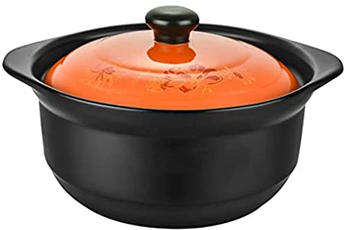 EdirFtra 4.5L Tontopf Topf Topf Topf Topf Topf Topf Tontopf Topf Tonkochtopf mit langlebigem, Antihaftprodukt, leicht zu reinigen Kapazität, 29.17cm