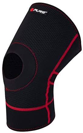 LUXTRI Kniebandage mit Patellaring M Kniestütze Entlastet Kniescheibe im Sport für Damen und Herren Sportbandage Kniegelenkbandage Kniestütze