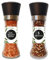 Sal Del Himalaya Rosa Y Cinco Pimientas En Molinillo. 100% Natural, Organico, Sin Aditivos, Sin Refinado. Para Sazonar Y Condimentar. Origen: Punjab, Pakistan