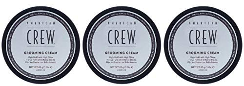 3er American Crew Grooming Cream Starker Halt Viel Glanz 85 g