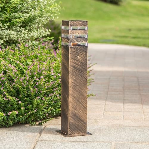 MODEBHD Wasserdichte Outdoor Tischlampe Säule Lampe E27 Säule Lampe Dekoration Landschaft Bahnhof Straßenlaterne Europäische Zaun Tür Villa Balkon Terrasse Pav Lichter