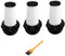 Generico Aspirapolvere Filtro Hepa per Rowenta X-Pert 160 / X-Pert 3.60 RH6933WO, RH6921WO, RH7237WO, RH6935WO, RH7233WO, ZR005202 (Colore : 3pcs)